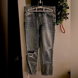 Kason Distressed High rise denim